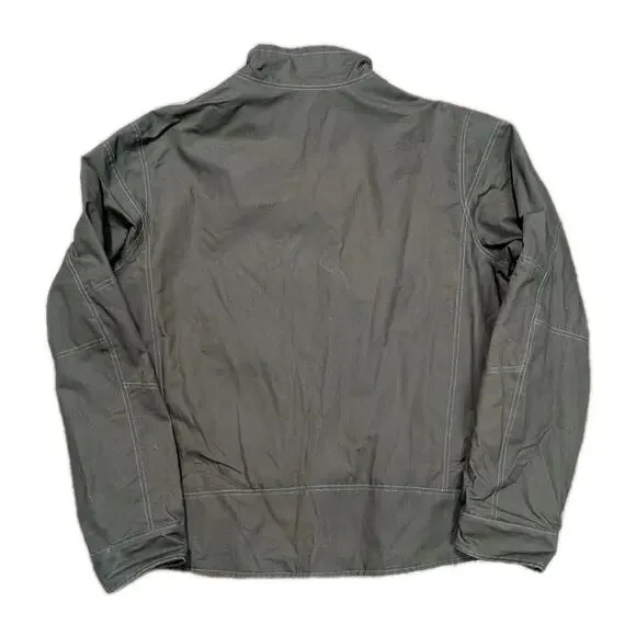 Kuhl Burr Vintage Patina Dye Canvas Jacket Mens Size XL Olive Green Jacket Coat - Picture 2 of 13